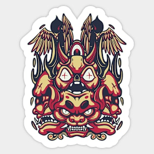 the demons Sticker